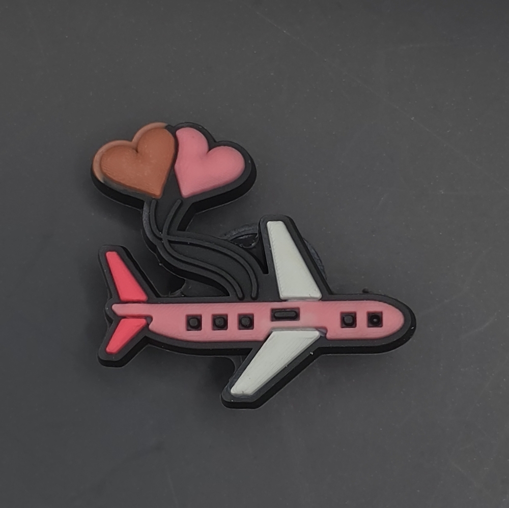 (5/$15) Love Traveling Croc Charm